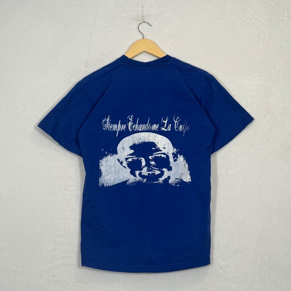 Vintage 90s Dream USA Blue Exist Now Or Never Graphic T-Shirt Medium